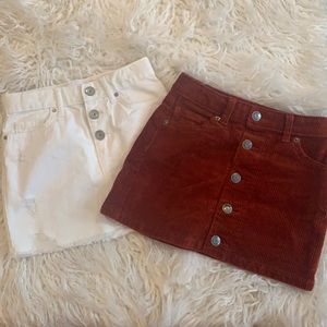 2 skirts - size 4/5 & 5 - $14 for both